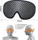 Dr. DRACLISS Sleep Mask,Sleep Eye Mask for Men Women,3D Contoured Memory Foam Eye Mask for Sleeping,100% Light Blocking Sleeping Mask,Zero Pressure Sleeping Blindfold for Travel Noon Break and Yoga (Black)