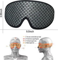 Dr. DRACLISS Sleep Mask,Sleep Eye Mask for Men Women,3D Contoured Memory Foam Eye Mask for Sleeping,100% Light Blocking Sleeping Mask,Zero Pressure Sleeping Blindfold for Travel Noon Break and Yoga (Black)