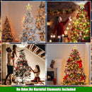 Christmas Tree Topper with Rotating Projection Light