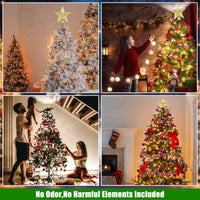 Christmas Tree Topper with Rotating Projection Light