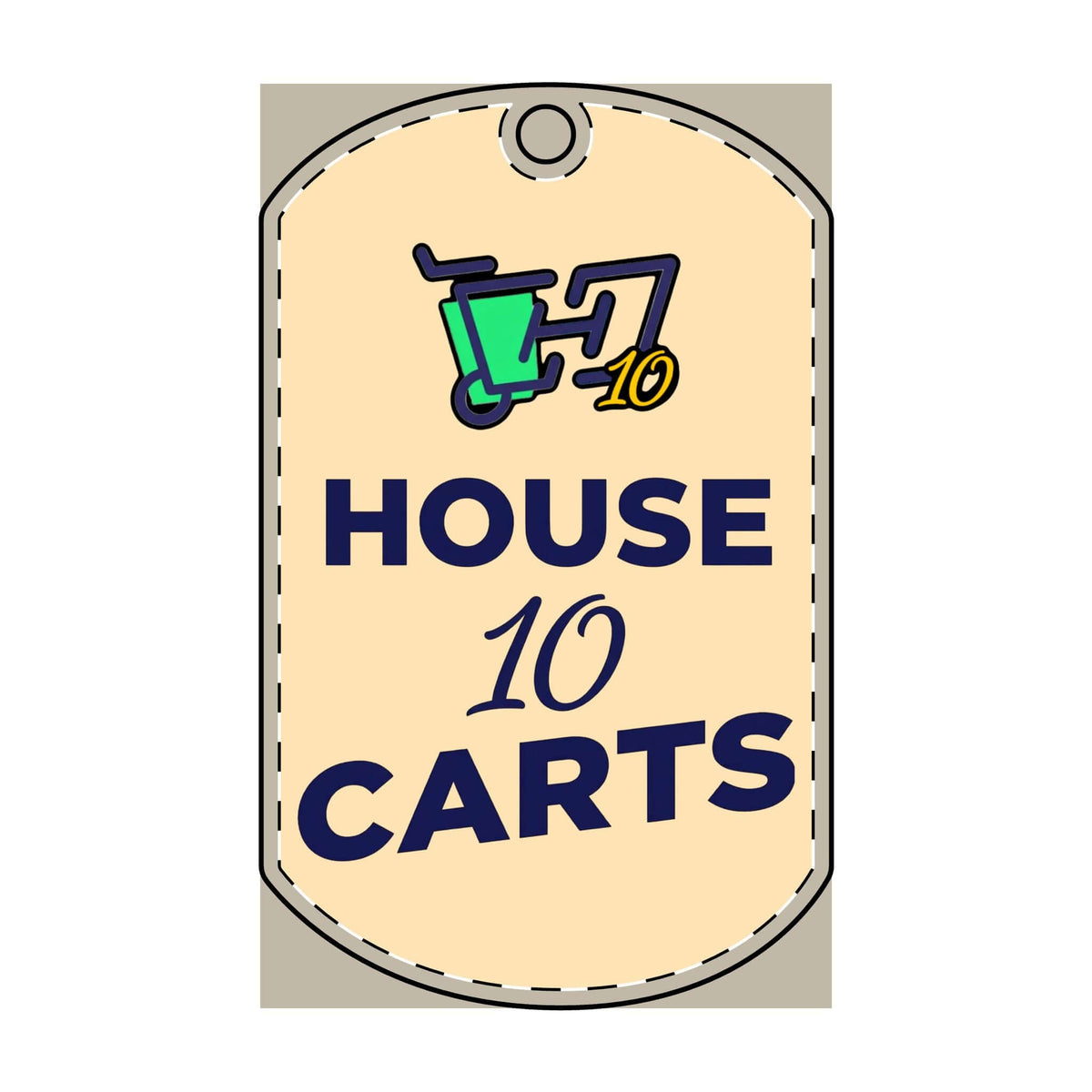 HOC 10YR - Dog Tag Keychain (Engraving)