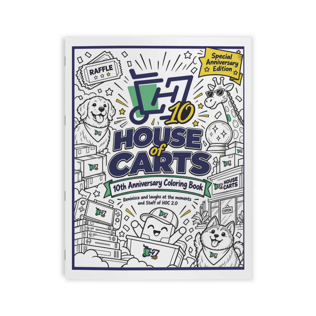 HOC 10YR ANNIVERSARY Coloring Book [VOL 1]
