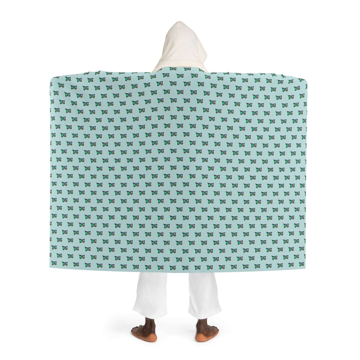 HOC 10YR - Hooded Sherpa Fleece Blanket
