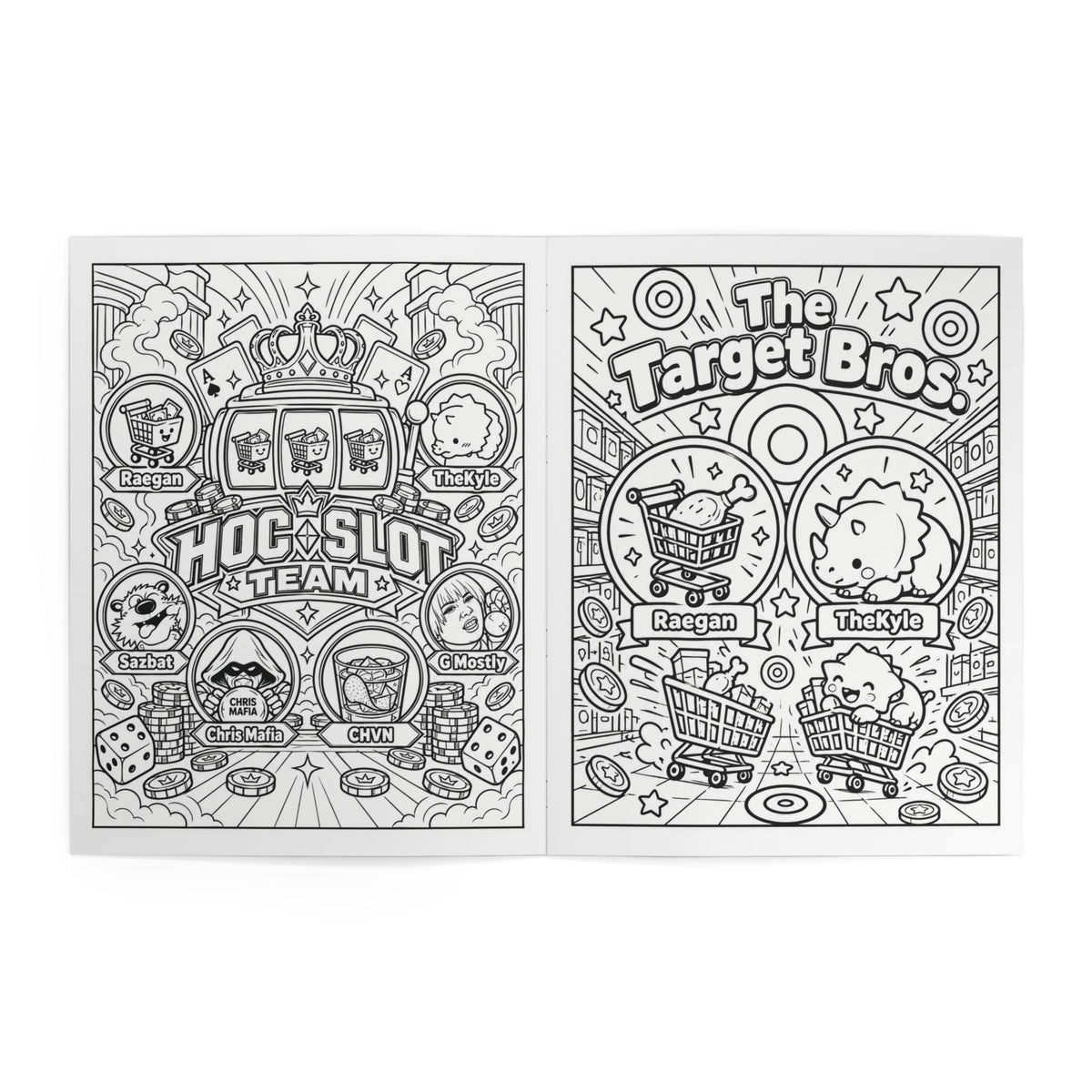 HOC 10YR ANNIVERSARY Coloring Book [VOL 1]