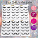 Eliace False Eyelashes Natural look Cat Eye Lashes Wispy Strips,6D Volume Mink lashes 30 Pairs 10 Mixed Styles Fake Eyelashes Pack,Wispy Eyelash Soft Reusable Dramatic Fluffy Beauty Lash Wholesale