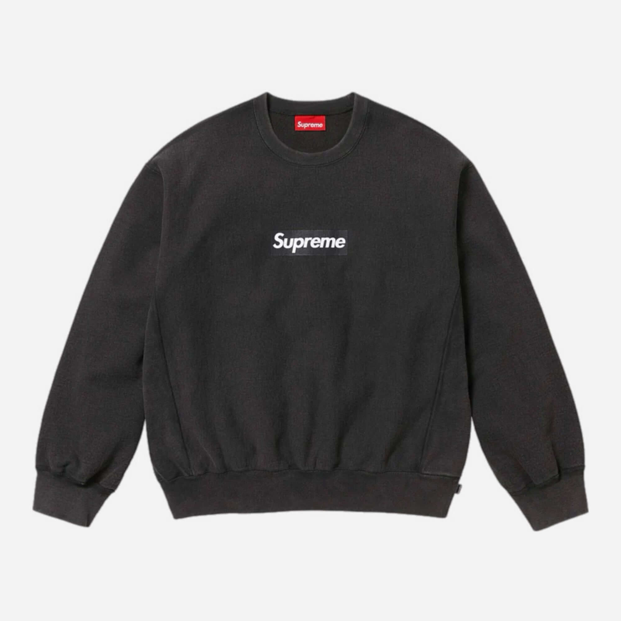 Supreme Washed Box Logo Crewneck