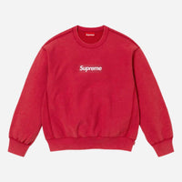 Supreme Washed Box Logo Crewneck
