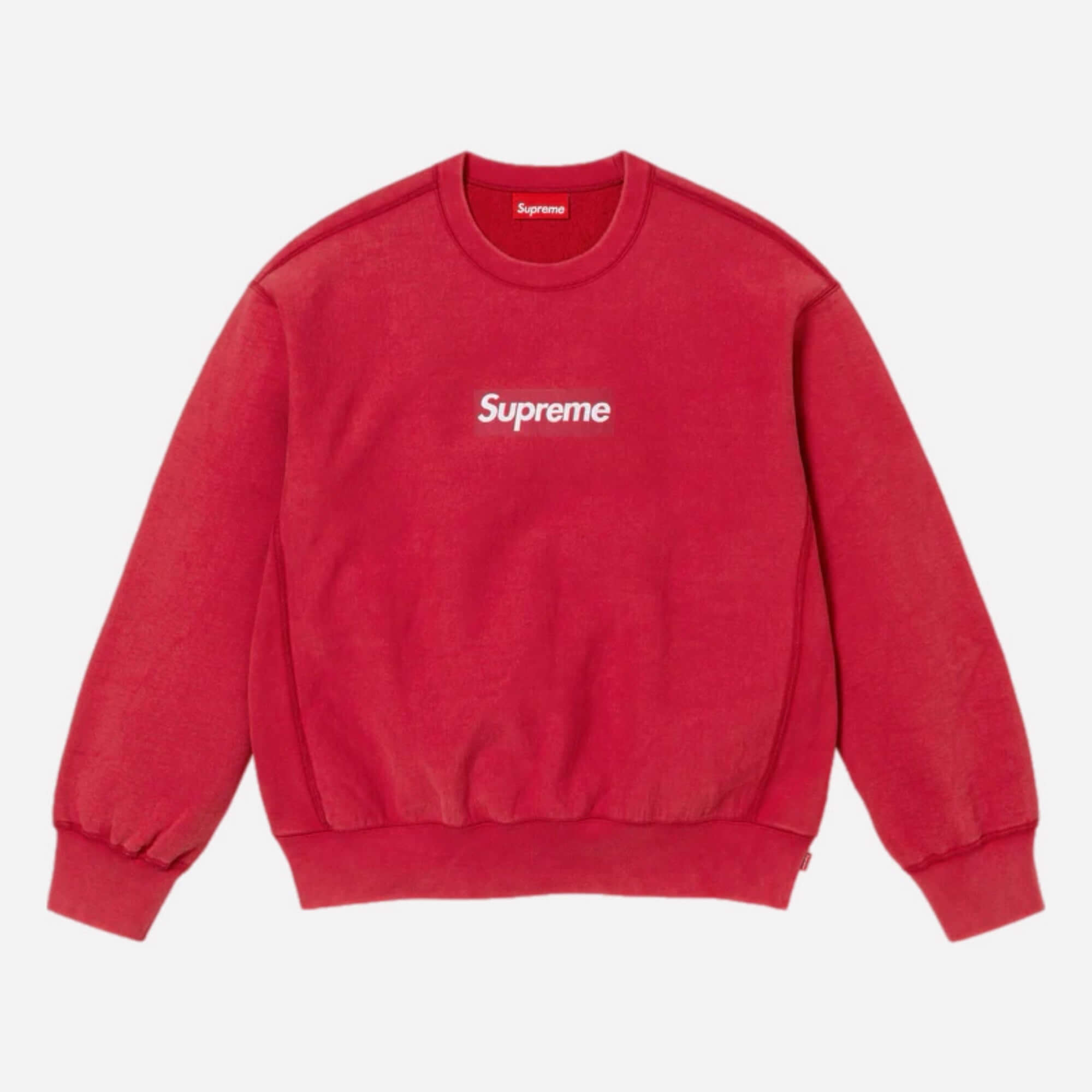 Supreme Washed Box Logo Crewneck