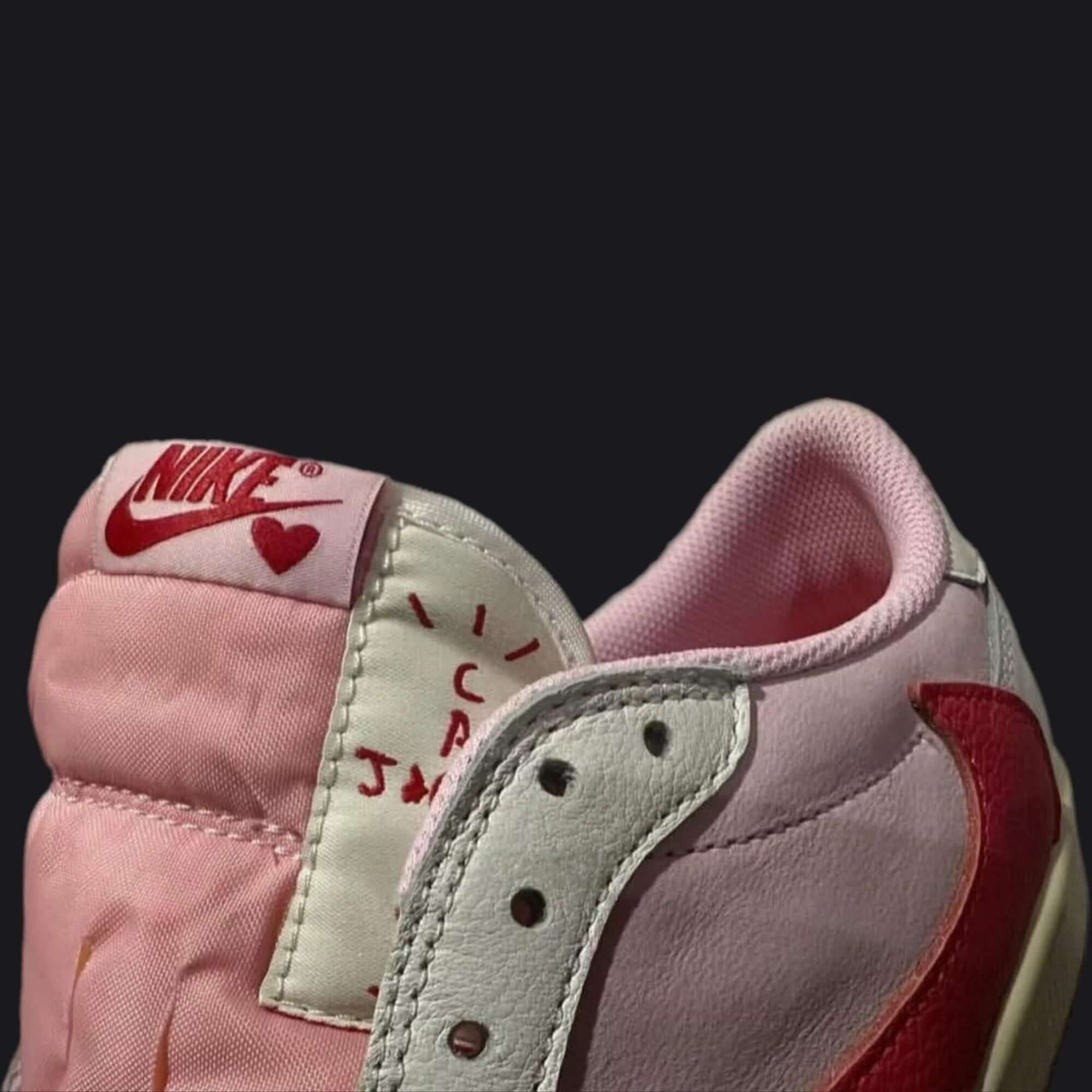 Travis Scott x Air Jordan 1 Low OG SP "Muslin/Shy Pink/University Red"