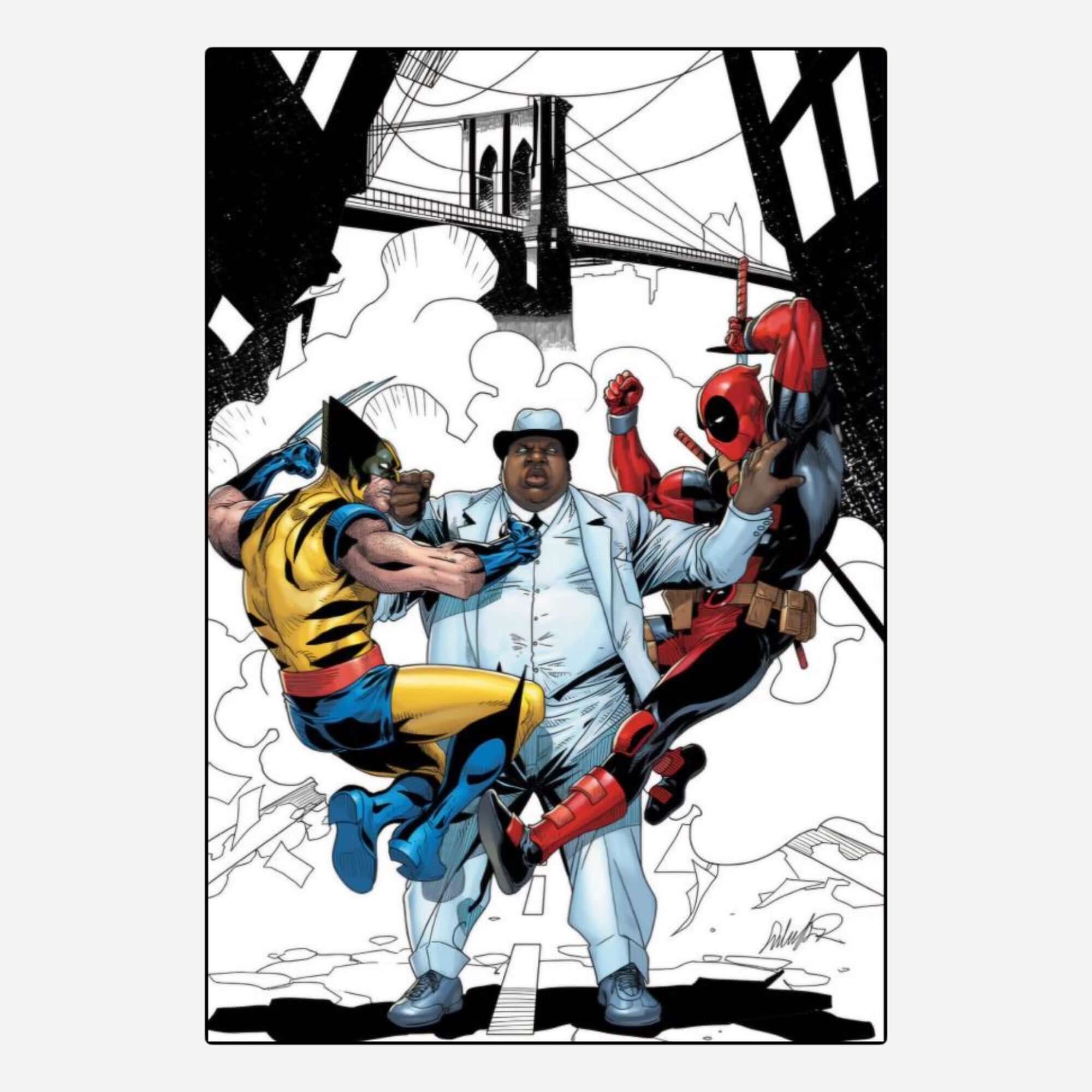 DEADPOOL & WOLVERINE: WWIII #3 Notorious B.I.G. Spotlight Virgin Variant