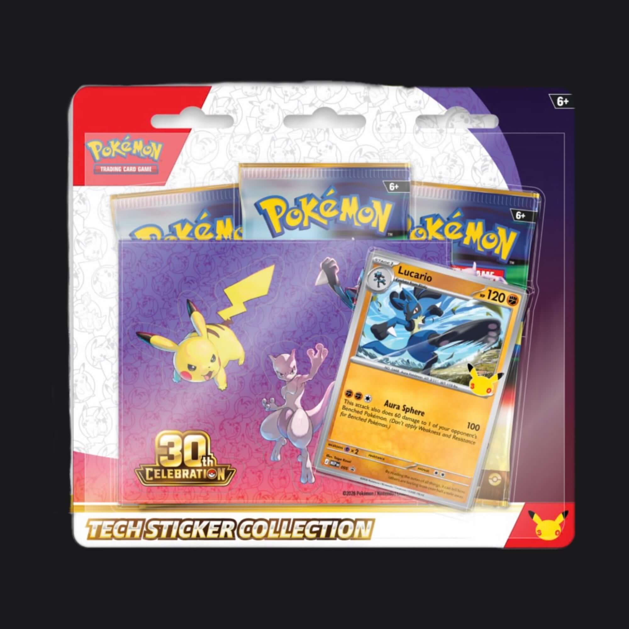 Pokémon 30th Celebration Tech Sticker Collection