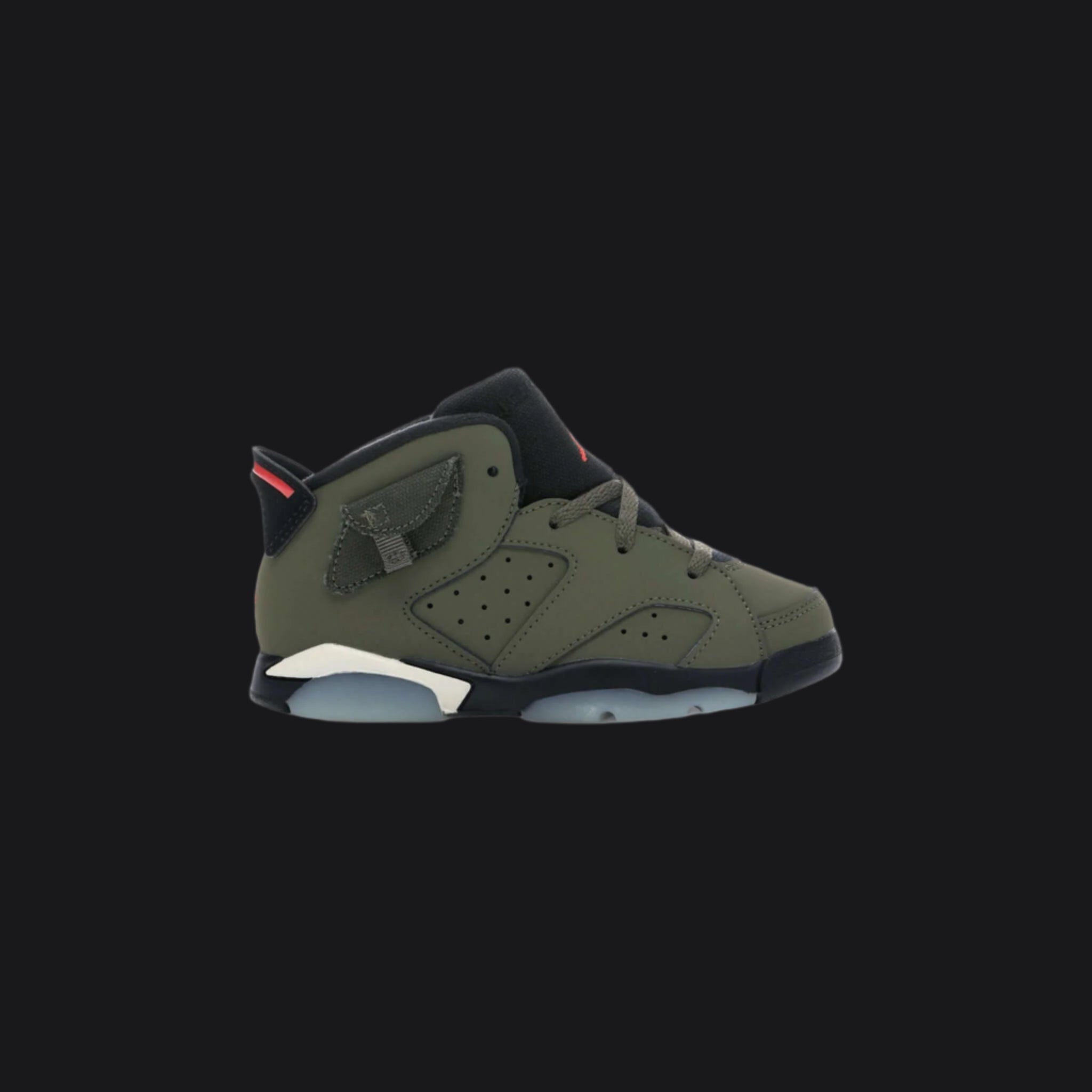 Travis Scott x Air Jordan 6 Retro "Olive" (TD)