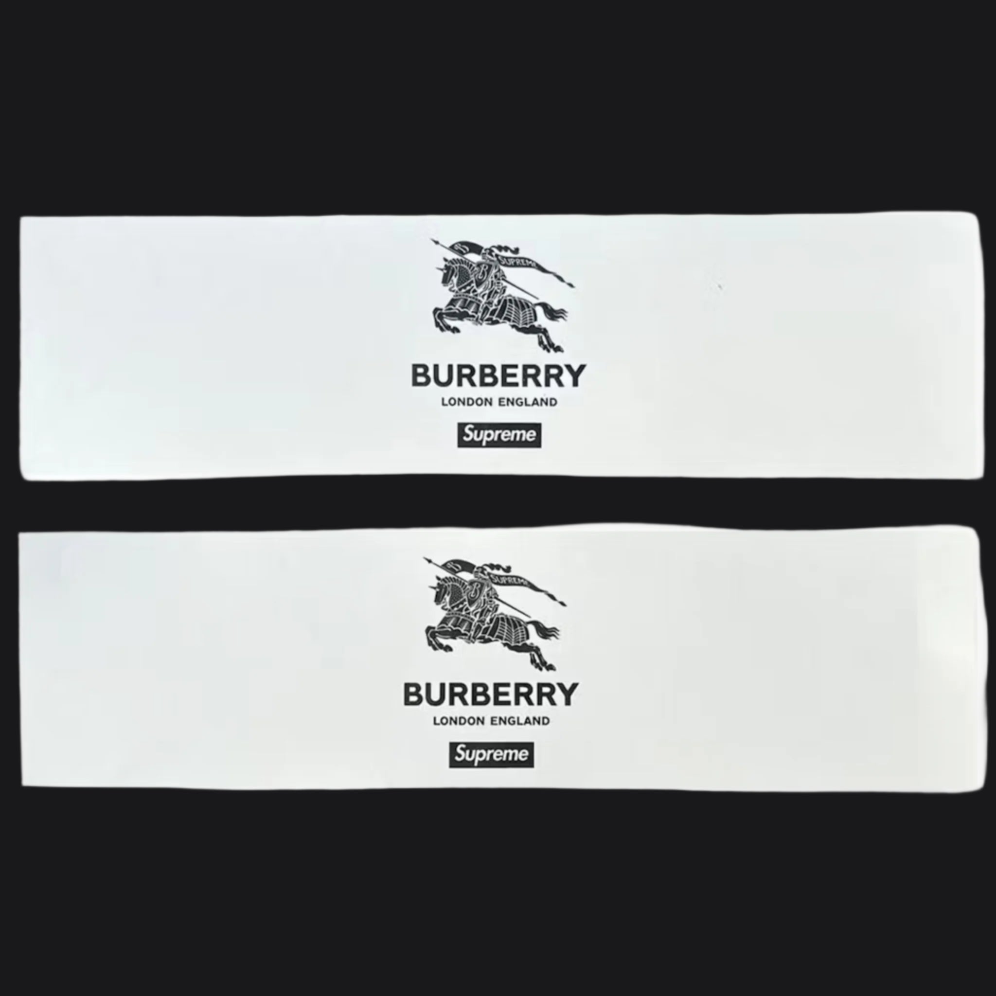 Supreme x Burberry Box Logo Sticker