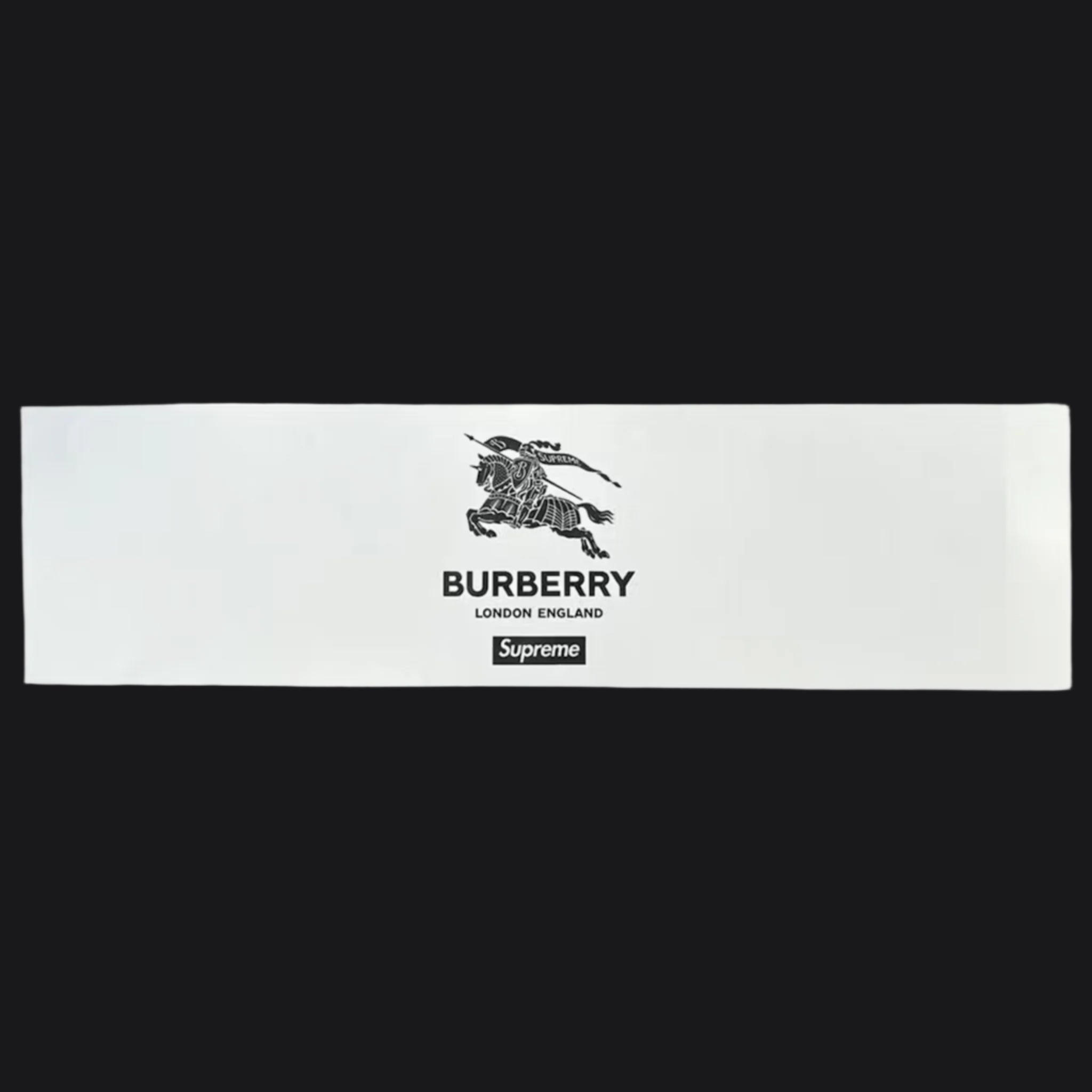 Supreme x Burberry Box Logo Sticker