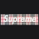 Supreme x Burberry Box Logo Sticker