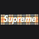 Supreme x Burberry Box Logo Sticker