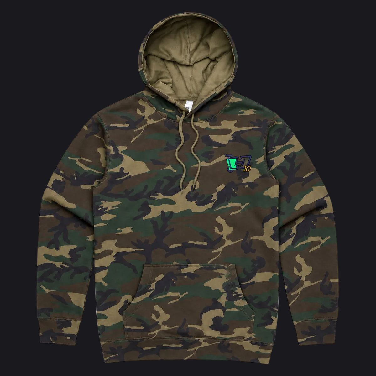 HOC 10YR - Stencil Camo Hood