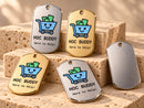 HOC BUDDY - Dog Tag Keychain (Engraving)